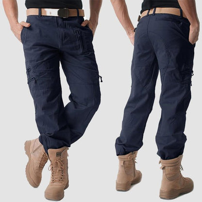 Men's - Tactical Cargo Pants – 9 Pockets, Durable Design – Hiking & Outdoor Wear