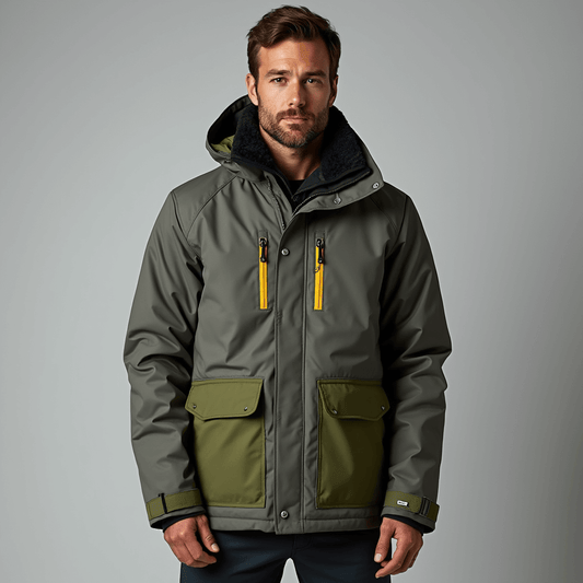 Men's - Padded Winter Jacket - Windproof & Waterproof - Perfect for Outdoor Adventures