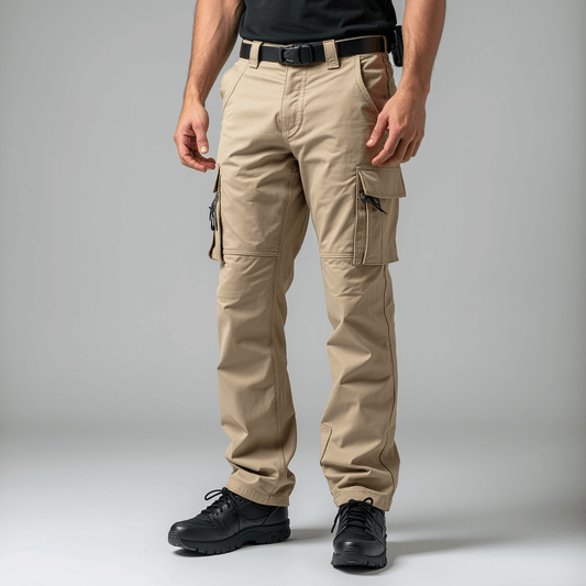 Men's - Durable Tactical Cargo Trousers - Lightweight & Versatile